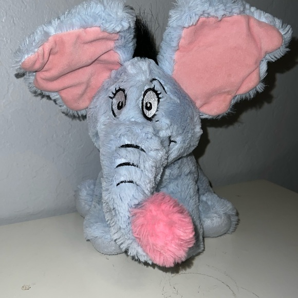 Dr. Seuss, Horton Hears A Who, lovable Elephant Plush‎ Stuffed Animal nwot - Picture 1 of 5